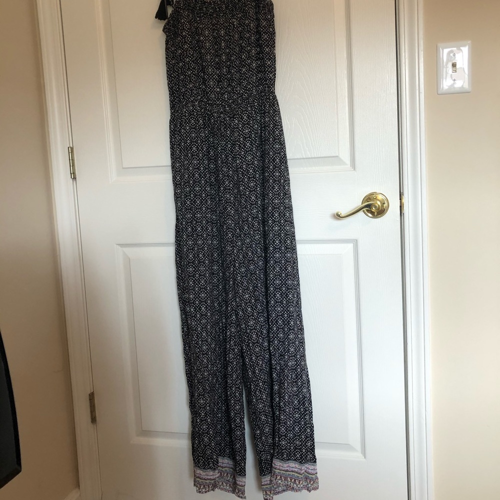 Patterned jump suit